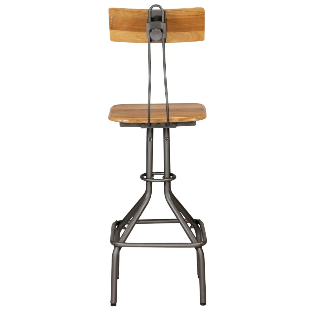 vidaXL 3-piece Solid Reclaimed Teak Bar Set