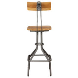 vidaXL 3-piece Solid Reclaimed Teak Bar Set