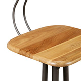 vidaXL 3-piece Solid Reclaimed Teak Bar Set