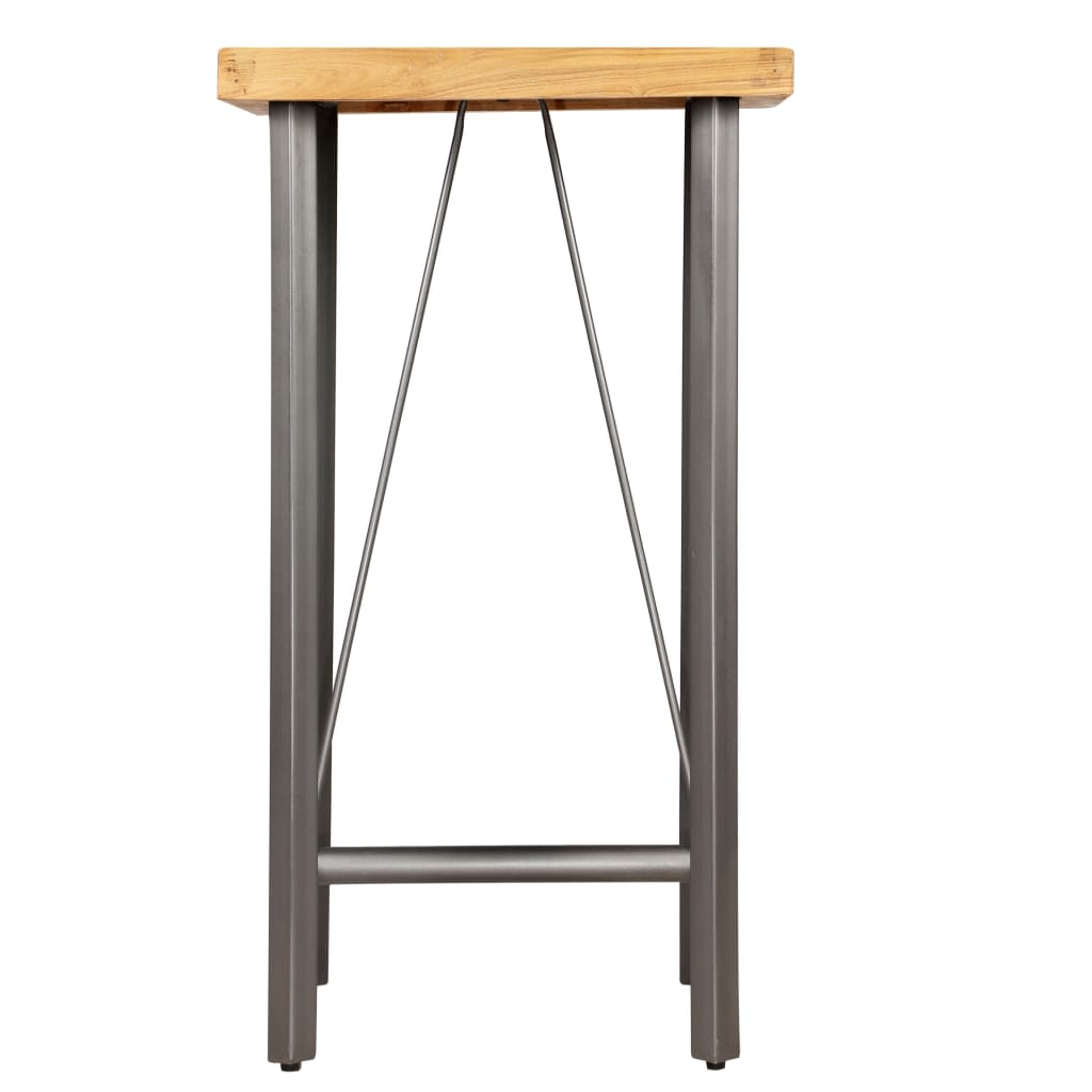 vidaXL 3-piece Solid Reclaimed Teak Bar Set