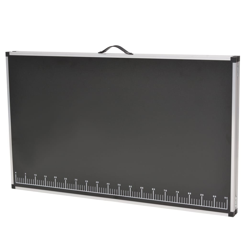 vidaXL Behangtafel inklapbaar 300x60x78 cm MDF en aluminium