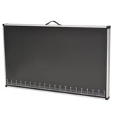vidaXL Behangtafel inklapbaar 300x60x78 cm MDF en aluminium