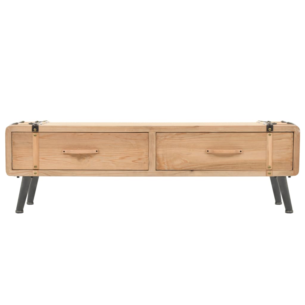 vidaXL TV cabinet 120x33x35 cm solid spruce wood