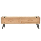 vidaXL TV cabinet 120x33x35 cm solid spruce wood