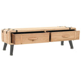 vidaXL TV cabinet 120x33x35 cm solid spruce wood