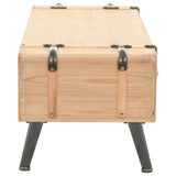 vidaXL TV cabinet 120x33x35 cm solid spruce wood