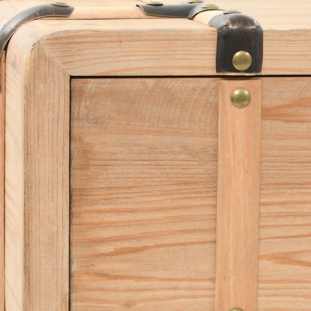 vidaXL TV cabinet 120x33x35 cm solid spruce wood