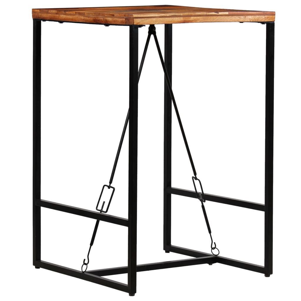 vidaXL Bar Table 70x70x106 cm Solid Reclaimed Wood