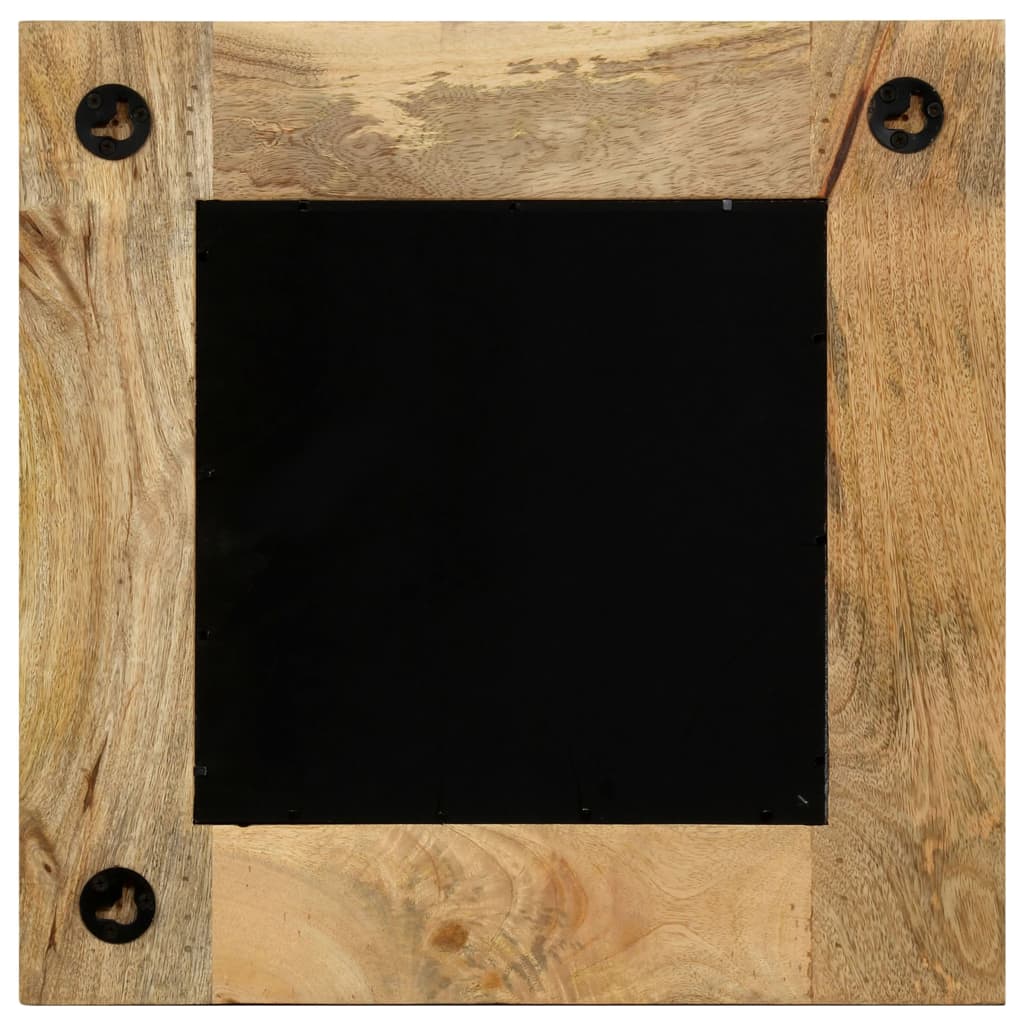 vidaXL Mirror 50x50 cm Solid Mango Wood