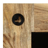 vidaXL Mirror 50x50 cm Solid Mango Wood