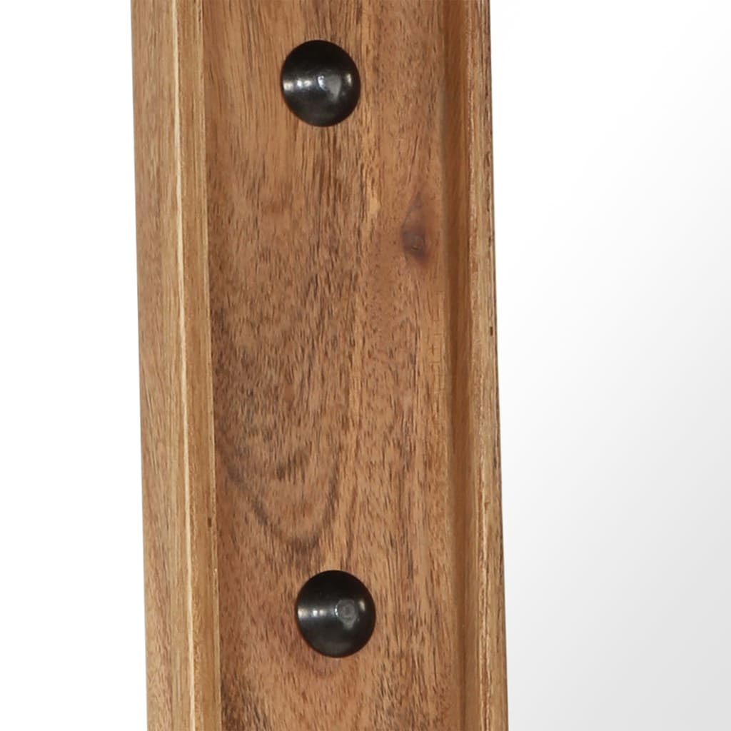 vidaXL Mirror 50x50 cm solid acacia wood
