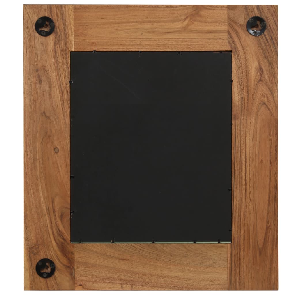 vidaXL Mirror 50x50 cm solid acacia wood