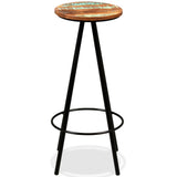vidaXL Barset massief gerecycled hout 3-delig