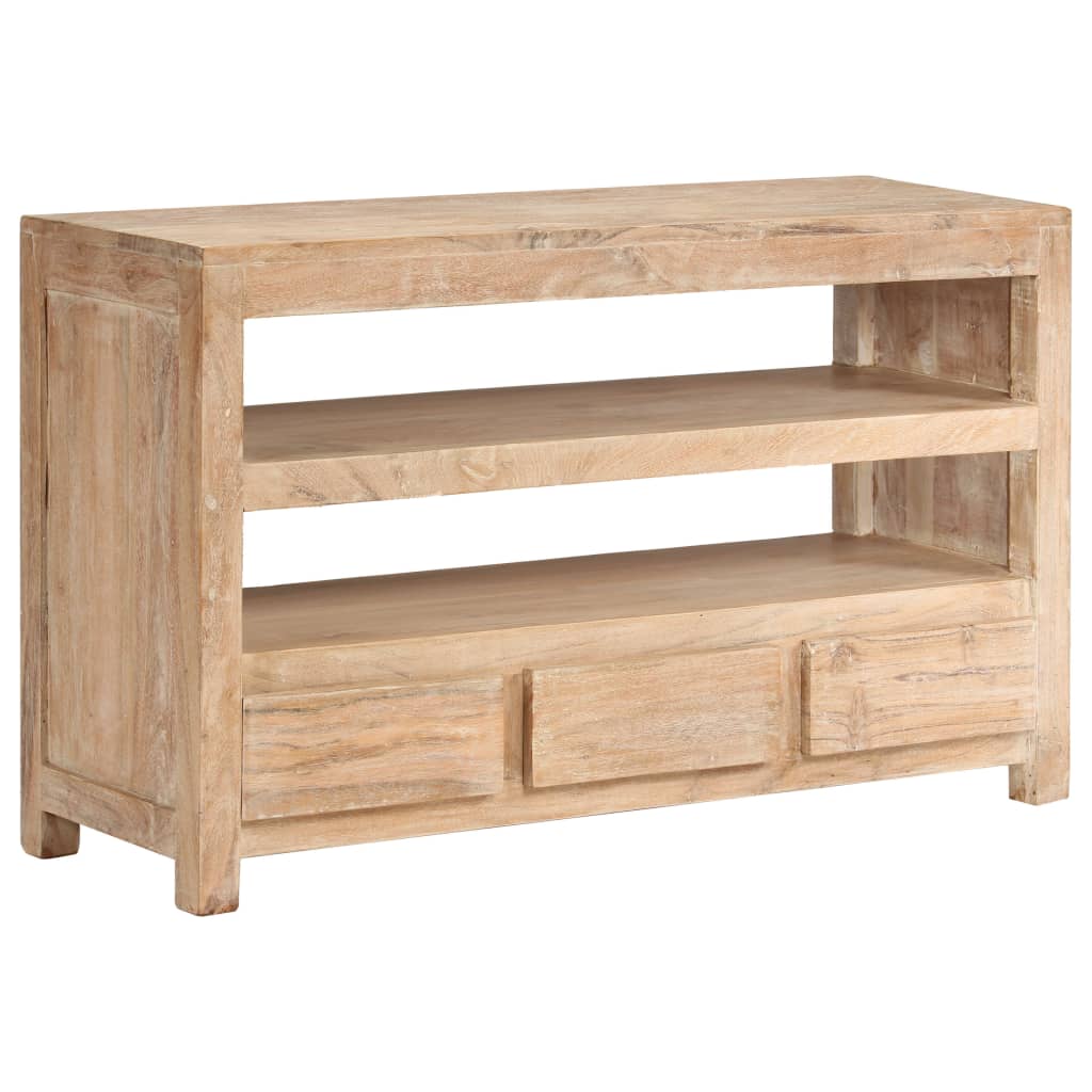 vidaXL TV Cabinet 90x30x55 cm Solid Acacia Wood Light Brown