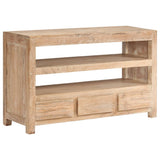 vidaXL TV Cabinet 90x30x55 cm Solid Acacia Wood Light Brown