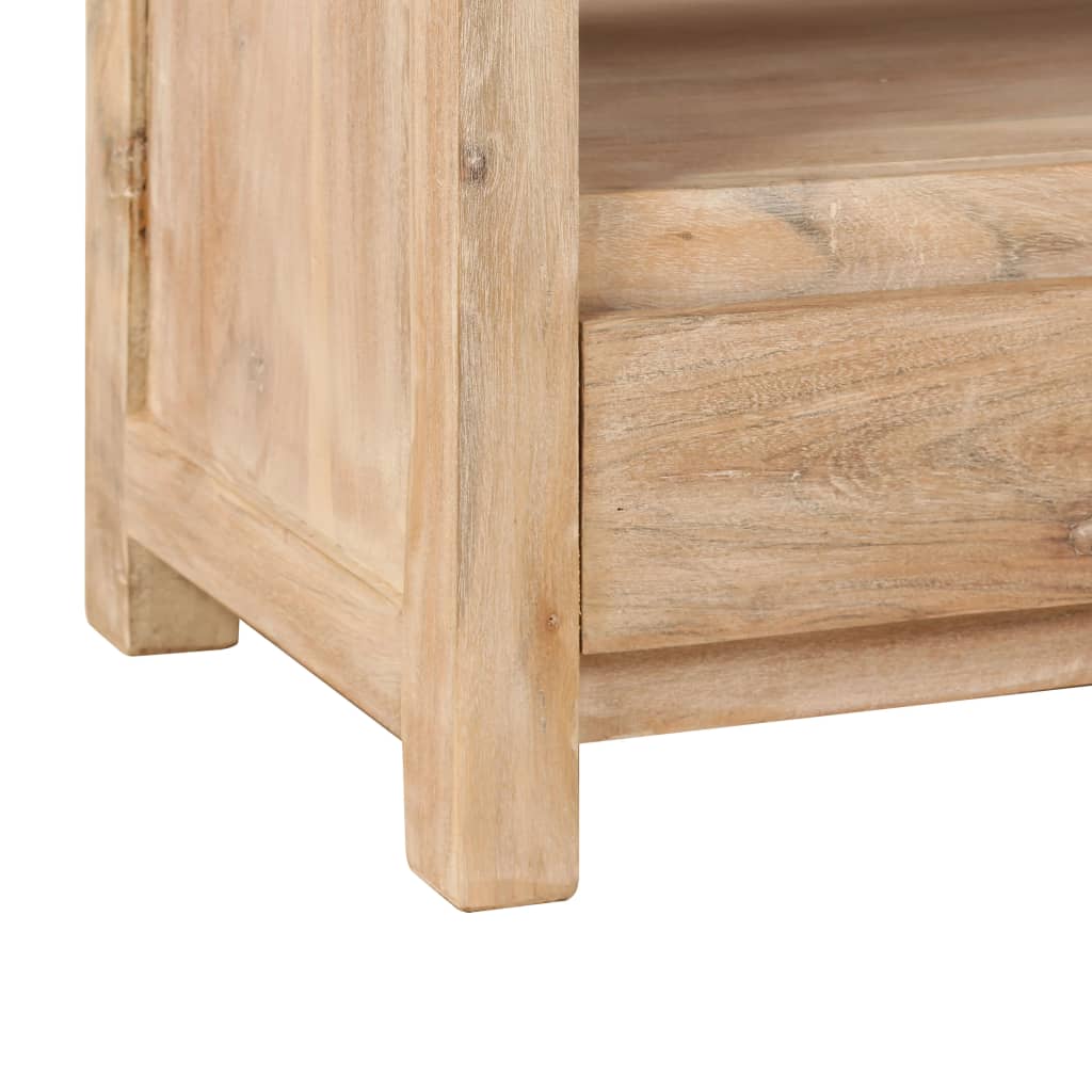 vidaXL TV Cabinet 90x30x55 cm Solid Acacia Wood Light Brown
