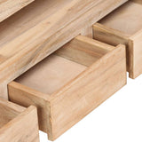vidaXL TV Cabinet 90x30x55 cm Solid Acacia Wood Light Brown
