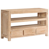 vidaXL TV Cabinet 90x30x55 cm Solid Acacia Wood Light Brown