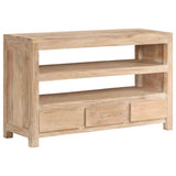 vidaXL TV Cabinet 90x30x55 cm Solid Acacia Wood Light Brown