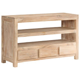 vidaXL TV Cabinet 90x30x55 cm Solid Acacia Wood Light Brown