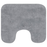 vidaXL Bath Mat Set Fabric Anthracite 2-piece