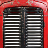 vidaXL Tractor Bar Table 60x150x107 cm Solid Mango Wood Red