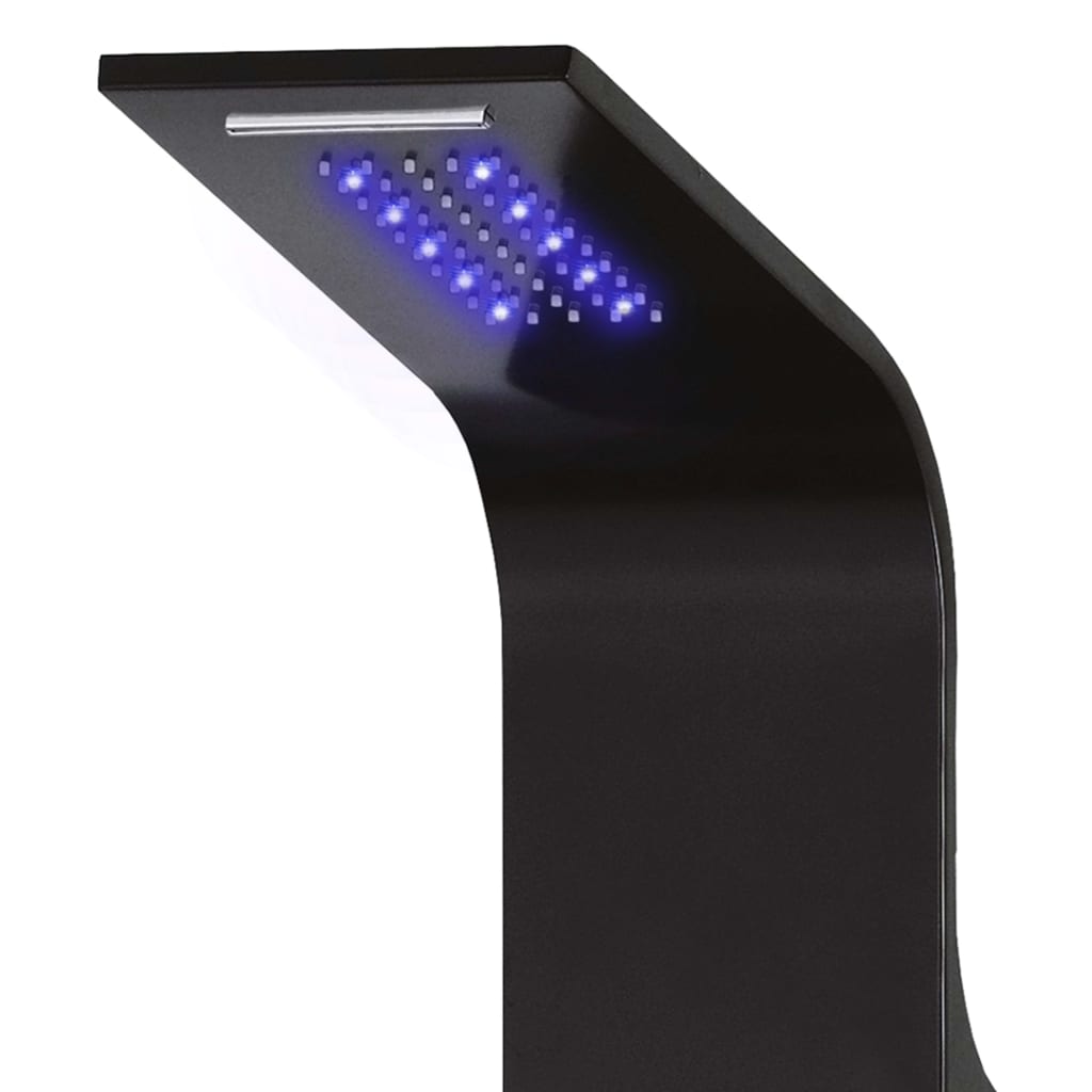 vidaXL Shower Panel 20x44x130 cm Aluminum White