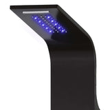 vidaXL Shower Panel 20x44x130 cm Aluminum White