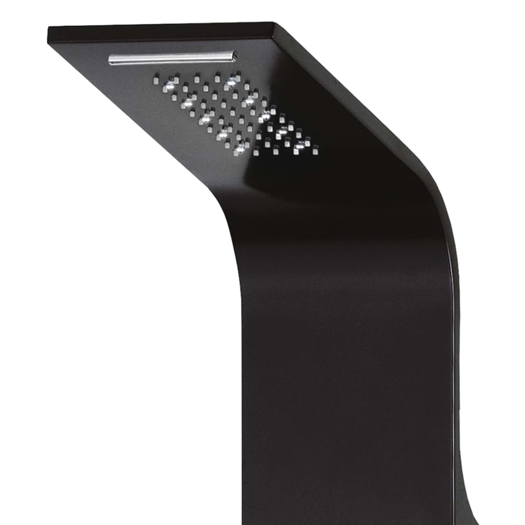 vidaXL Shower Panel 20x44x130 cm Aluminum White