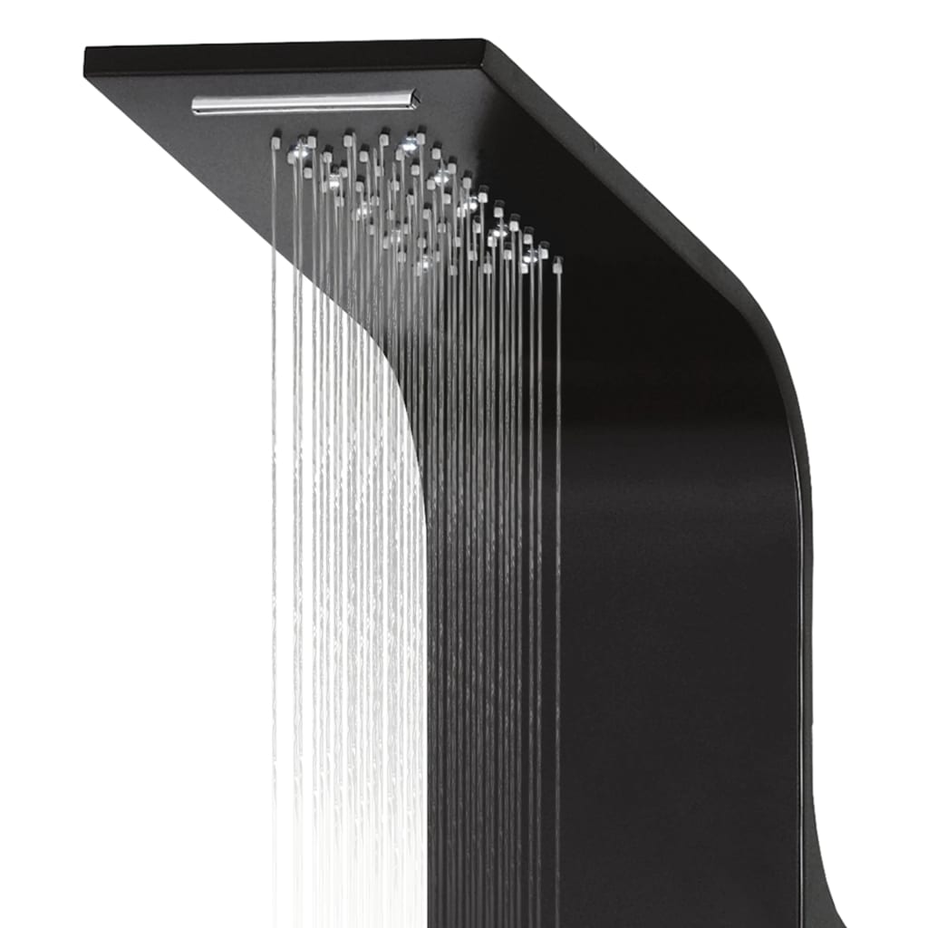 vidaXL Shower Panel 20x44x130 cm Aluminum White