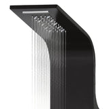 vidaXL Shower Panel 20x44x130 cm Aluminum White