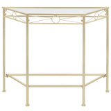 vidaXL Vintage Style Side Table 87x34x73 cm Metal Gold