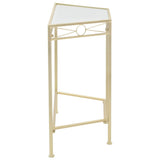 vidaXL Vintage Style Side Table 87x34x73 cm Metal Gold