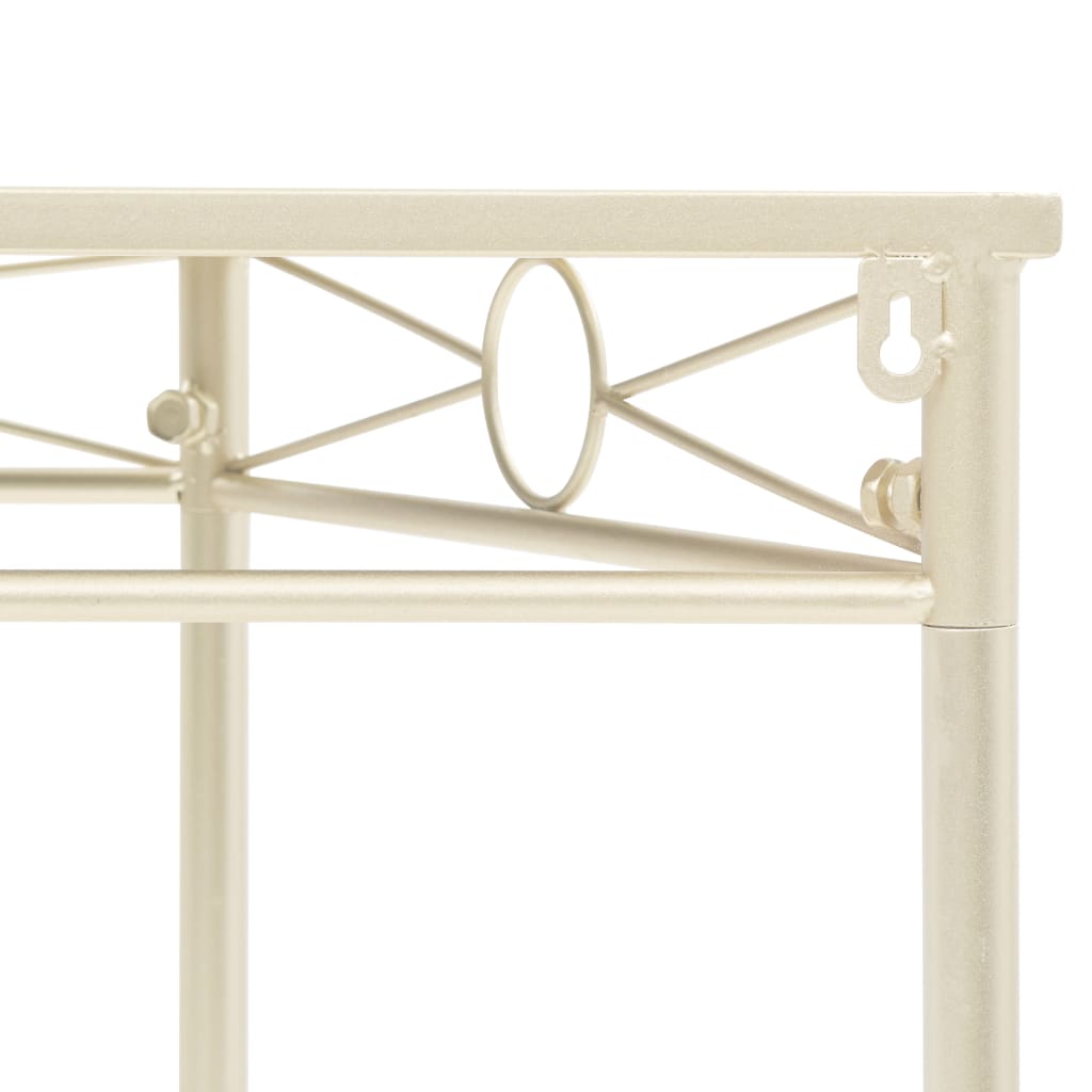 vidaXL Vintage Style Side Table 87x34x73 cm Metal Gold