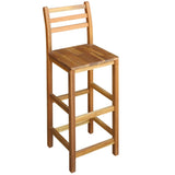 vidaXL 5-delige Bartafel et -stoelenset massief acaciahout