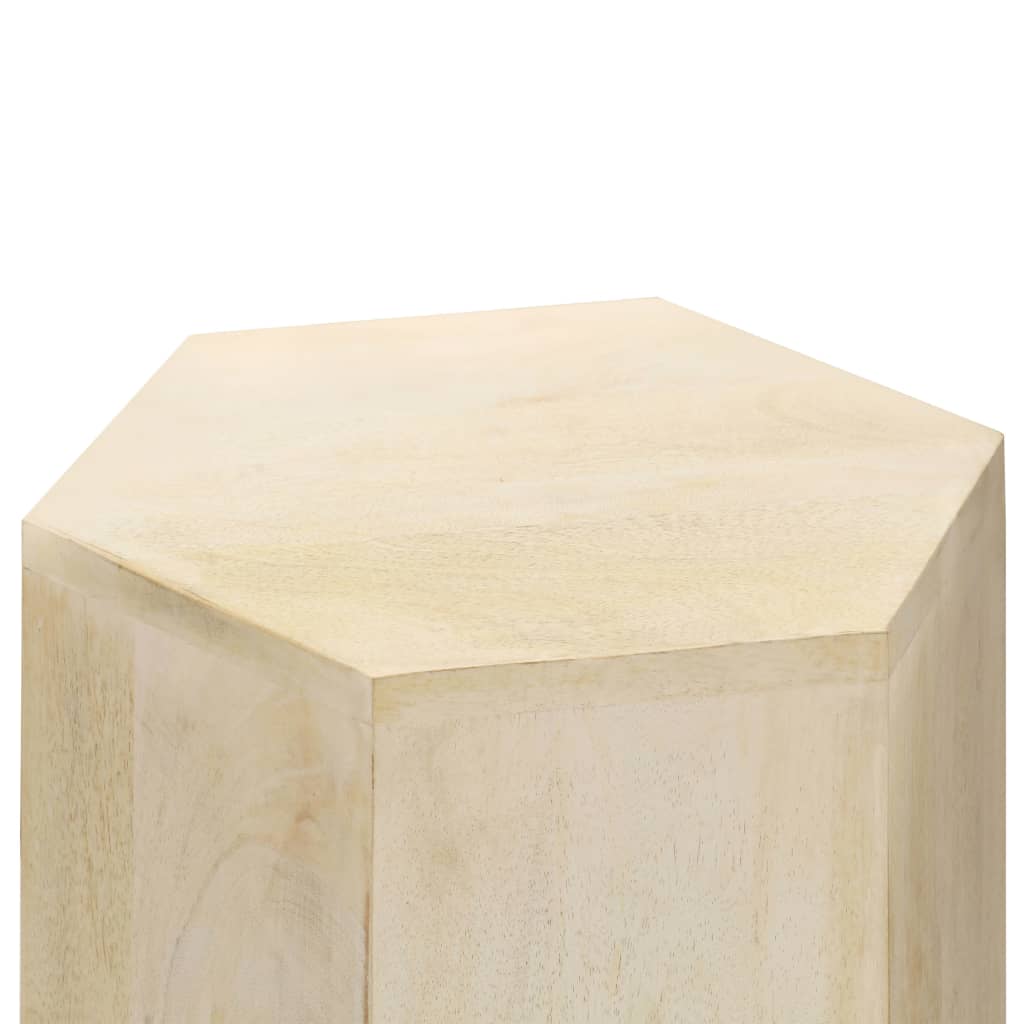 vidaXL 3-Piece Coffee Table Set Solid Mango Wood