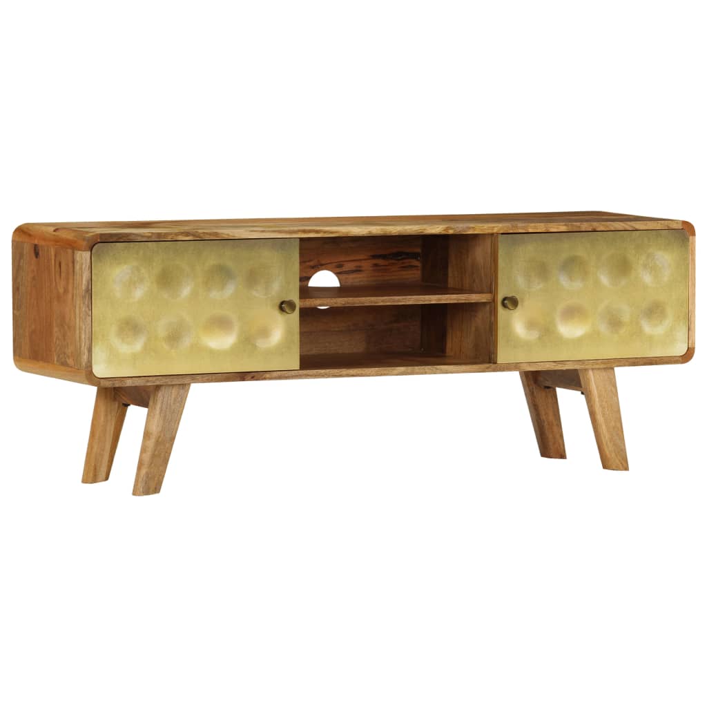 vidaXL TV Cabinet 120x30x45 cm Solid Mango Wood
