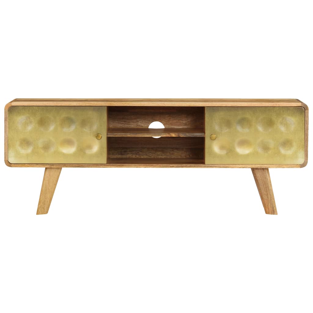 vidaXL TV Cabinet 120x30x45 cm Solid Mango Wood