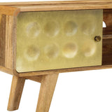 vidaXL TV Cabinet 120x30x45 cm Solid Mango Wood