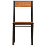 vidaXL Dining Chairs 2 pcs Solid Acacia Wood