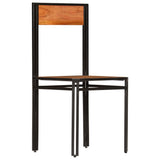 vidaXL Dining Chairs 2 pcs Solid Acacia Wood