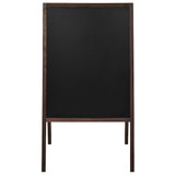 vidaXL Chalkboard double-sided freestanding 60x80 cm cedarwood