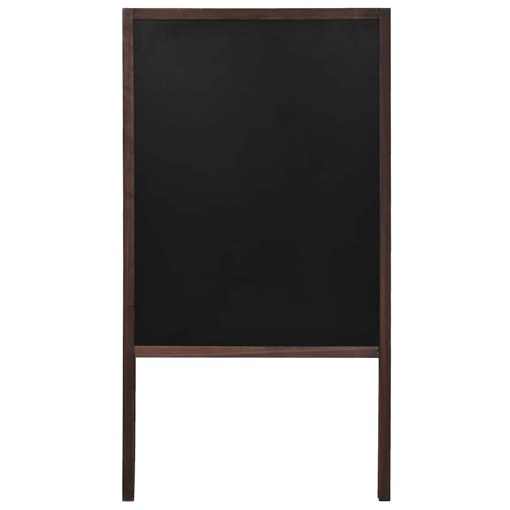 vidaXL Chalkboard double-sided freestanding 60x80 cm cedarwood