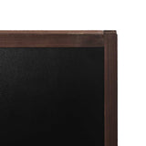 vidaXL Chalkboard double-sided freestanding 60x80 cm cedarwood