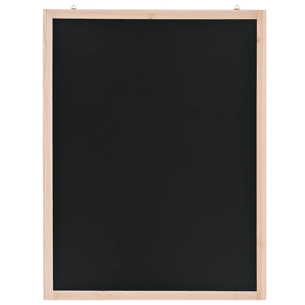vidaXL Wall-Mounted Chalkboard 60x80 cm Cedarwood