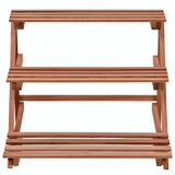 vidaXL Plantenstandaard 3-laags 48x45x40 cm cederhout