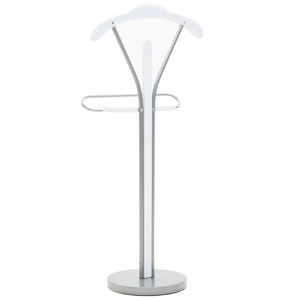 vidaXL Valet Stand 45x35x107 cm white