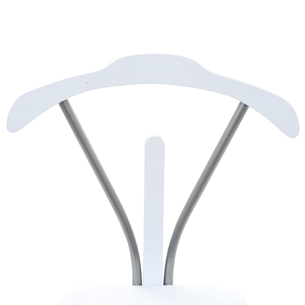 vidaXL Valet Stand 45x35x107 cm white