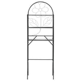 vidaXL Bathroom rack 60x33x174 cm black