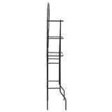 vidaXL Bathroom rack 60x33x174 cm black